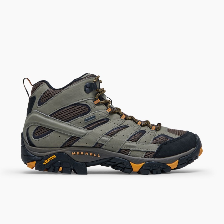 Herre Moab 2 Mid Gore -tex Bred Bredde Merrell Valnød