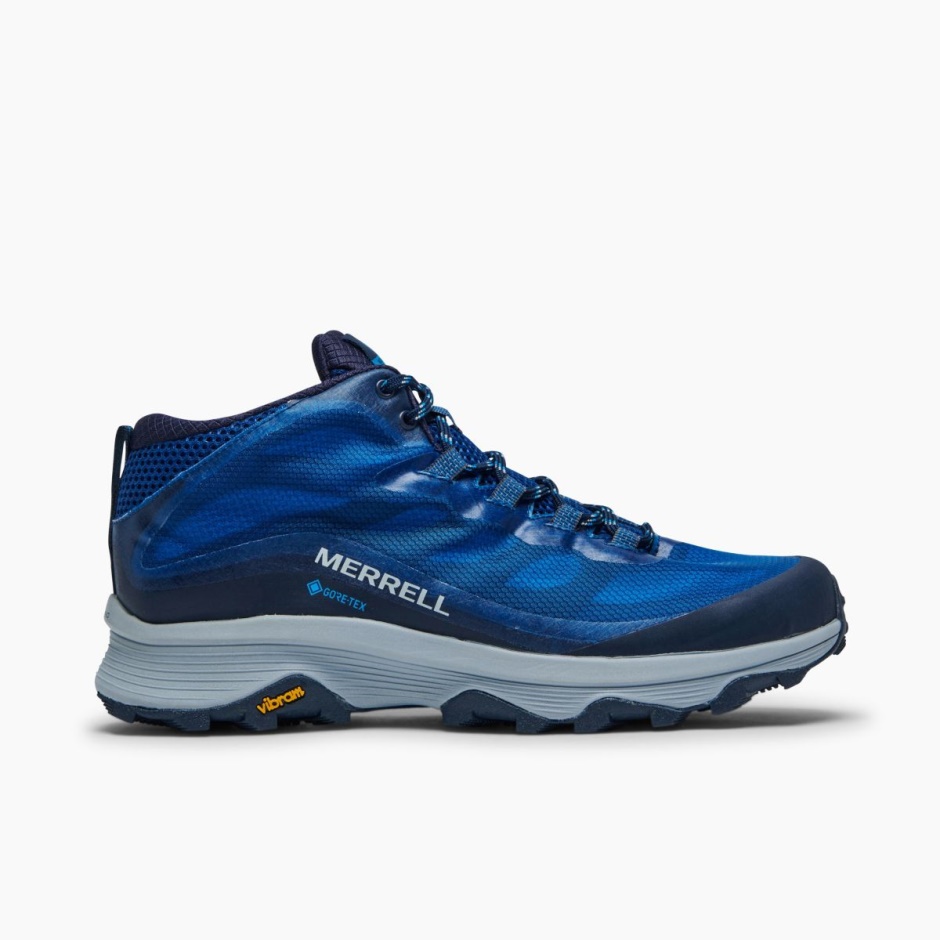 Merrell Marineblå Herre Moab Speed Mid Gore-tex
