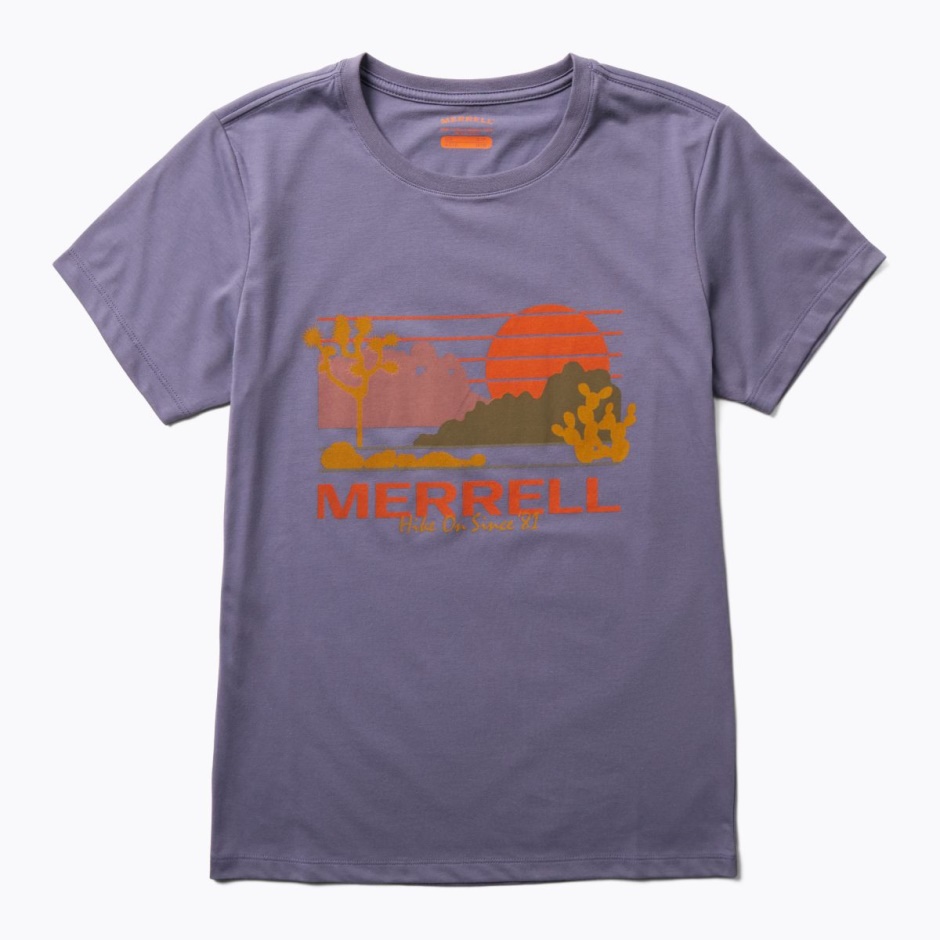 Merrell Kvinders ørken Tee Hejre