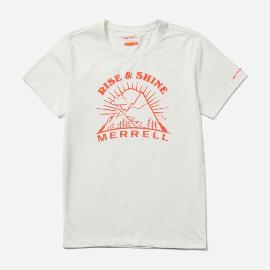 Merrell Kvinders Rise And Shine Crew Tee Cloud Danser